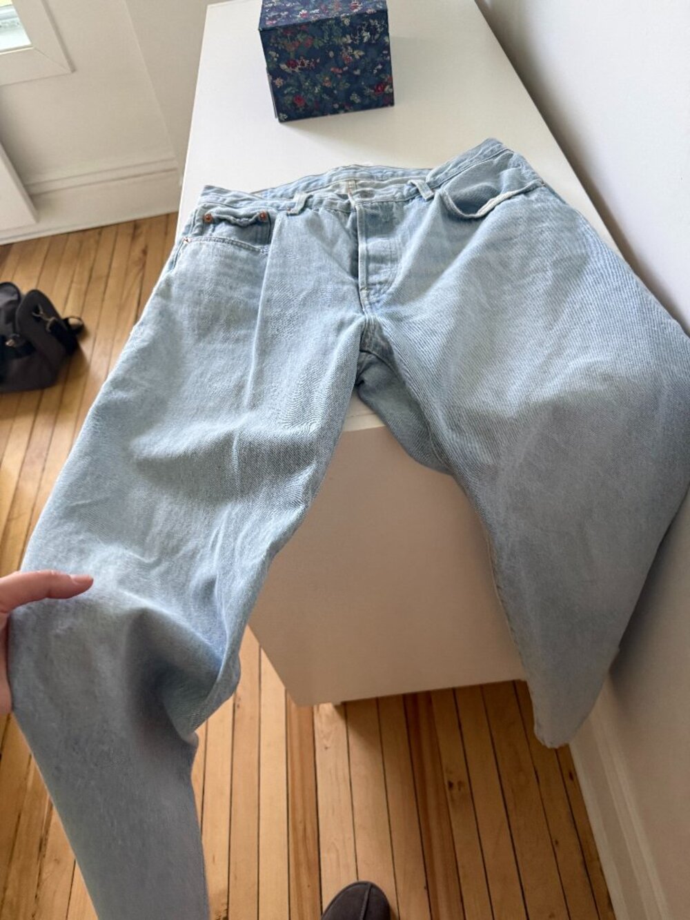 LEVIS 501 30 X 30 PALE JEANS